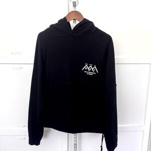 Reese Cooper Boxy Hoodie Black Sz Small Made in USA